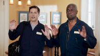 Brooklyn Nine-Nine – (l-r) Andy Samberg as Jake Peralta, Andre Braugher as Ray Holt