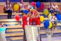 1, 2 oder 3 – Das Rateteam aus Schwabhausen/Deutschland freut sich über den Sieg.