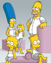 Die Simpsons – (21. Staffel) - Tag für Tag geraten die Simpsons in Situationen, die alles von ihnen oder ihrer Umgebung abfordert: Marge (hinten l.), Lisa (vorne l.), Homer (hinten r.), Maggie (hinten M.) und Bart (vorne r.) ...
