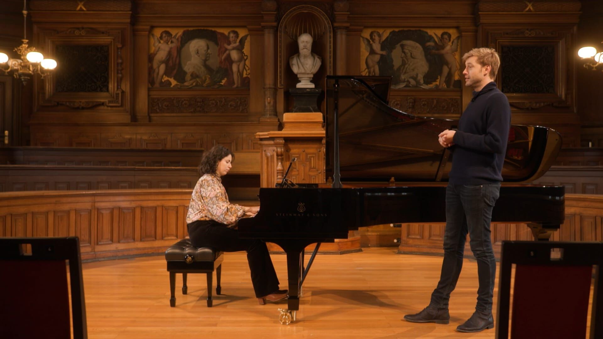 aspekte – Pianistin Camille Lemonnier mit Bariton Benjamin Appl