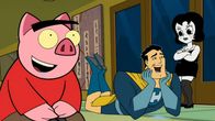 Drawn Together – L-R: Spanky Ham, Captain Leslie Hero, Toot Braunstein