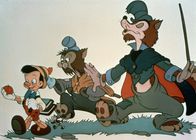 Pinocchio – L-R: Pinocchio, Gideon, Honest John