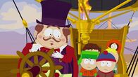 South Park – Vorne, l-r: Mayor of Imaginationland, Kyle, Stan