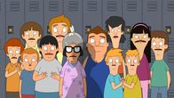 Bob's Burgers – Rudy (vorne, 2.v.l.), Gene (4.v.l.), Tina (6.v.l.), Zeke (6.v.r.), Andy (vorne, 4.v.r.), Ollie (3.v.r.)