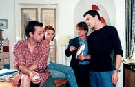 Kommissar Rex – L-R: Peter (Georg Lenz), Andrea (Loretta Pflaum), Christian Böck (Heinz Weixelbraun), Alexander Brandtner (Gedeon Burkhard).