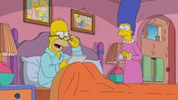 Die Simpsons – Homer (l.); Marge (r.)