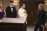 Two and a Half Men – v.r.) eine ganz besondere Überraschung: Michael Bolton (Michael Bolton, r.) ...