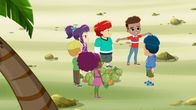 SuperHero Kindergarten – Die Kinder landen auf einer verlassenen Insel.
