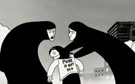Persepolis – In der Schule ist die kleine Punkerin Marjane Repressionen durch ihre fanatischen Lehrerinnen ausgesetzt.