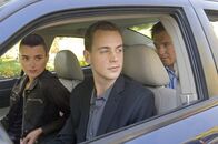 Navy CIS – Ermitteln in einem neuen Mordfall: Ziva (Cote de Pablo, l.), DiNozzo (Michael Weatherly, r.) und McGee (Sean Murray, M.) ...