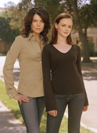 Gilmore Girls – v.li.: Lorelai Gilmore (Lauren Graham), Lorelai 'Rory' Leigh Gilmore (Alexis Bledel)