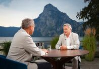 Sommergespräche – Martin Thür, Vizekanzler Werner Kogler (Die Grünen).