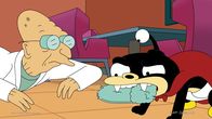 Futurama – v.li.: Professor Hubert J. Farnsworth, Lord Nibbler