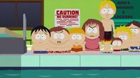 South Park – Stan (l.), Eric (2.v.l.), Shelley (4.v.l.)