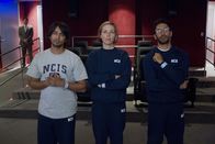 Navy CIS – L-R: Henry Kahn (Vik Sahay), Heidi Partridge (Erin Allin O'Reilly) und Former NCIS systems administrator Kevin Hussein (Iman Nazemzadeh)