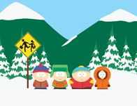 South Park – L-R: Stan Marsh, Kyle Broflovski, Eric Cartman and Kenny McCormick.