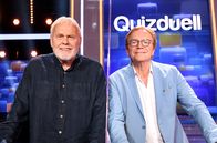 Quizduell-Olymp – Moderatoren Gunther Emmerlich (l.) und Wolfgang Lippert (r.).
