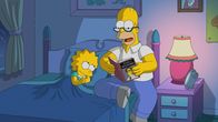 Die Simpsons – Lisa (l.); Homer (r.)