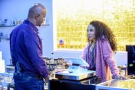 Lethal Weapon – L-R: Roger Murtaugh (Damon Wayans), Delilah (Elia Cantu)