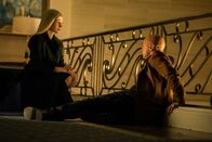 X-Men: Dark Phoenix – Vuk (Jessica Chastain, l.); Professor X (James McAvoy, r.)