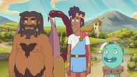 Krapopolis – v.li.: Shlub, Tyrannis, Hippocampus