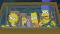 Die Simpsons – v.l.n.r.) Lisa; Maggie; Bart; Marge