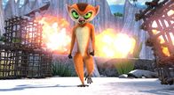 okidoki-Kinderprogramm: King Julien – Flora und ihre Freunde erfüllen ihre Mission: Die Hühner sind befreit und die Fossas besiegt.