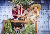 Simpl Revue – v.li.: Katharina Dorian, Joachim Brandl, Matthias Mamedof, Bernhard Murg, Jenny Frankl