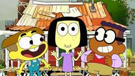 Big City Greens – L-R: Cricket Green, Tilly Green und Remy Remington.