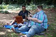 Too Large – Corey and Terhan's blind date in the park.