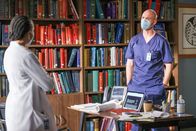 Grey's Anatomy – Kelly McCreary (Dr. Maggie Pierce), Richard Flood (Dr. Cormac Hayes).