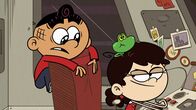 Die Casagrandes – L-R: Carlino Casagrande, Froggy 2, Adelaide Chang