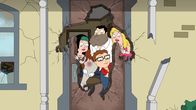 American Dad! – L-R: Hayley, Roger, Stan, Steve, Francine