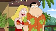 American Dad! – L-R: Francine, Stan