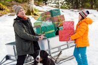 Löwenzahn – Auch wenn Fritz (Guido Hammesfahr) und Kusine Charlie (Géraldine Raths) es eilig haben in ihre Weihnachtsunterkunft zu kommen, wenn dem Weihnachtsmann die Geschenke vom Schlitten fallen, wird geholfen.