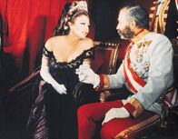 Mayerling – Kaiser Franz-Josef I. (James Mason) und Kaiserin Elisabeth (Ava Gardner)