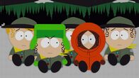 South Park – Vorne, l-r: Kyle, Kenny