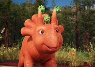 Vegesaurier – Ginger hat eine Idee - sie will mit ihren drei "Erbs-Rex-Kugeln" Flipper spielen!