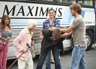 Navy CIS: L.A. – Pictured (L-R): Connie Sawyer as Ida, Daniela Ruah as Special Agent Kensi Blye and Eric Christian Olsen as LAPD Liaison Marty Deeks.