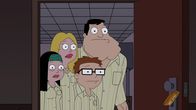 American Dad! – L-R: Hayley, Francine, Steve, Stan
