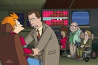 Futurama – L-R: Fry, Al Gore, Nichelle Nichols, Gary Gygax, Stephen Hawking