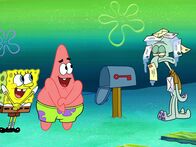 SpongeBob Schwammkopf – L-R: SpongeBob, Patrick, Squidward