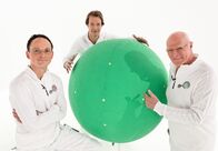 Experiment Verwandtschaft – Aart Gisolf (rechts) mit seinen Studiokollegen Oliver Sandrock (Mitte) und Axel Wagner (links).