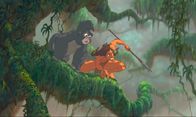 Tarzan – Tarzan und Gorillamädchen Terk entdecken im Dschungel die Ankunft einer Expedition, die Tarzans Leben gehörig auf den Kopf stellen wird.