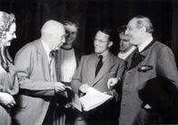 Richard Strauss - Skizze eines Lebens – Komponist Richard Strauss "Die Liebe der Danae" Hans Hotter, Regisseur Rudolf Hartmann und Dirigent Clemens Krauss.