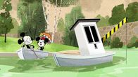 Micky Maus – L-R: Micky Maus, Minnie Mouse