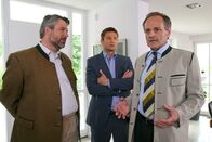 Die Rosenheim-Cops – Die Rosenheim-Cops ermitteln. Anton Stadler (Dieter Fischer), Sven Hansen (Igor Jeftic), Franz Gabelsberger (Stephan Paryla-Raky). Honorarfrei - nur für diese Sendung bei Nennung ZDF und Christian A. Rieger