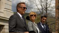 Yellowstone – L-R: John Dutton (Kevin Costner), Beth Dutton (Kelly Reilly), Jamie Dutton (Luke Grimes)