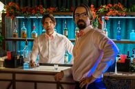 Party Down – Henry Pollards (Adam Scott, l.); Roman DeBeers (Martin Starr, r.)