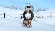 Snowsnaps' Winterspiele – Eine Skulptur nach Snowsnaps-Art.